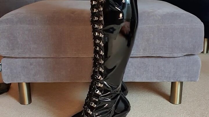 Or womanjessica pvc thigh high boots